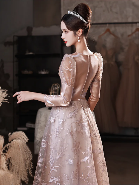New Women's Evening Gown Elegant Party High-End Dress - Image 2